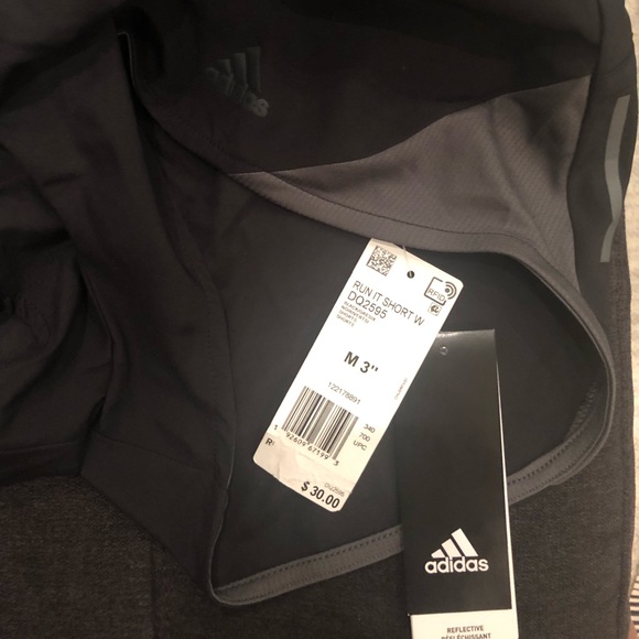 NWT Adidas M3” Running Shorts - Picture 3 of 3